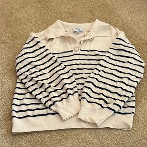 & Other Stories Cream Knit Sweater